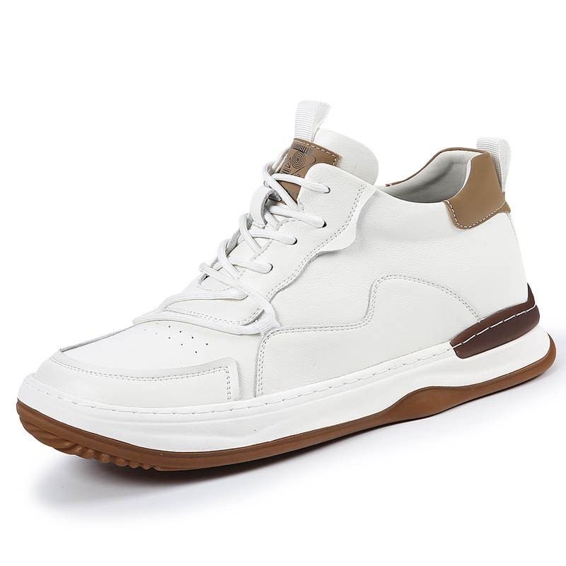 XIAOTOULANG Cow Leather Abrasion Resistant Breathable Abrasion Resistant Breathable Low top Skateboard Shoes Men's