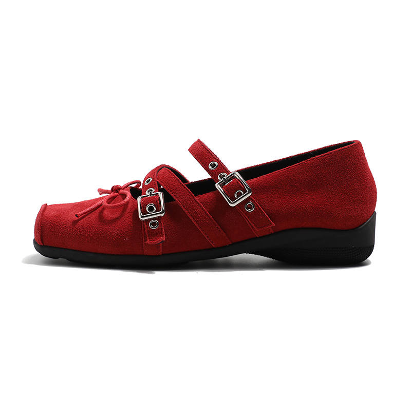 MIS. DANNY Mary Jane Shoes Women's Red