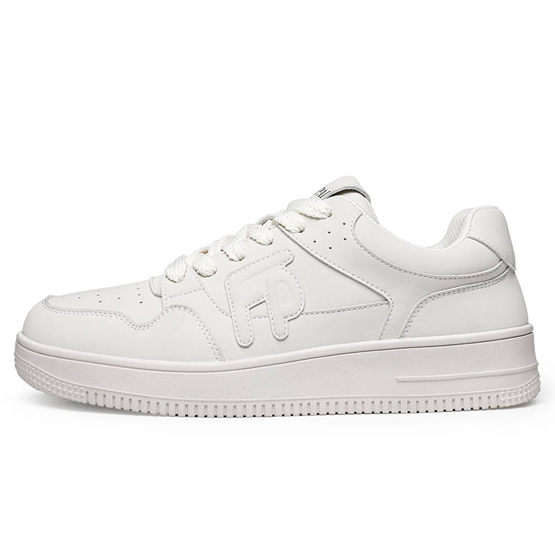 FAPAI Abrasion Resistant Abrasion Resistant Low top Skateboard Shoes Men's White