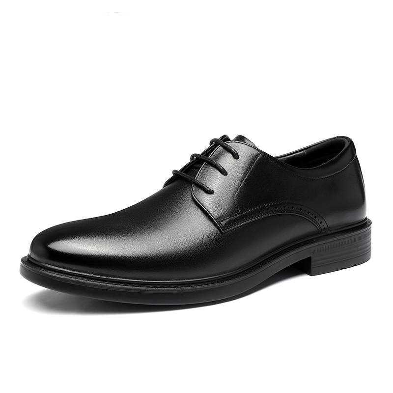 AOKANG Top Grain Cow Leather Dress Shoes Men's Black