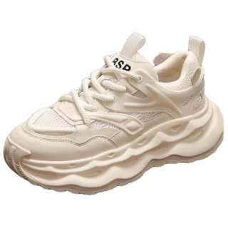 ZUOSAISI Breathable Lightweight Height Increasing Low top Chunky Sneakers Men's