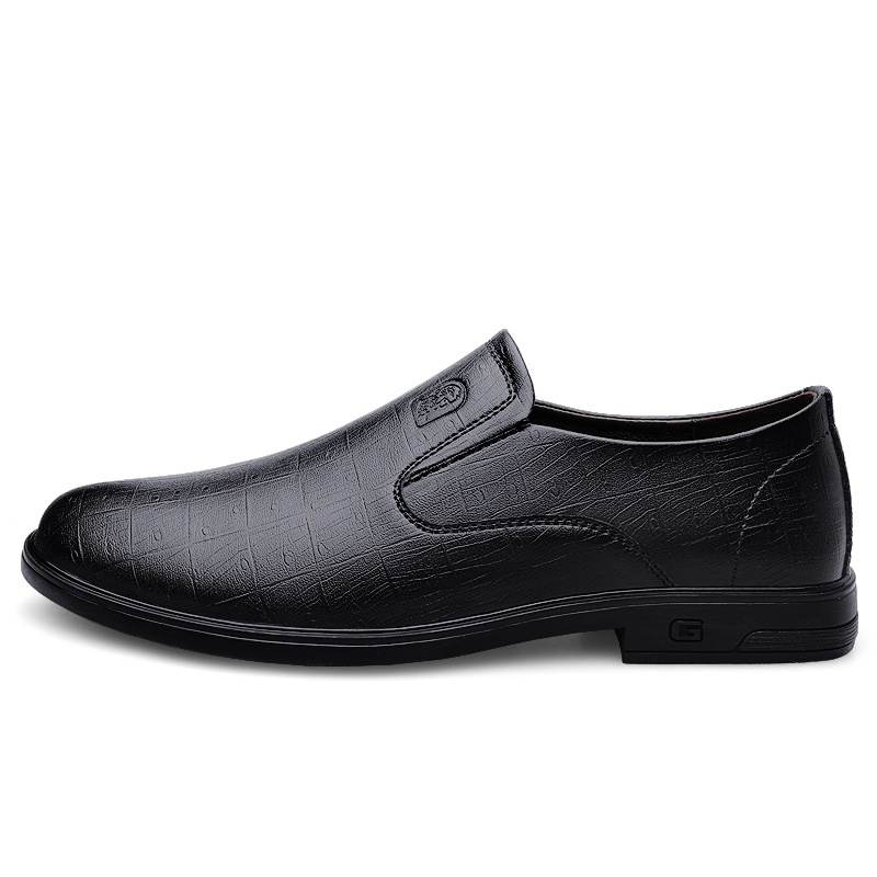 LAORENTOU Casual Leather Shoes Men's Low Top