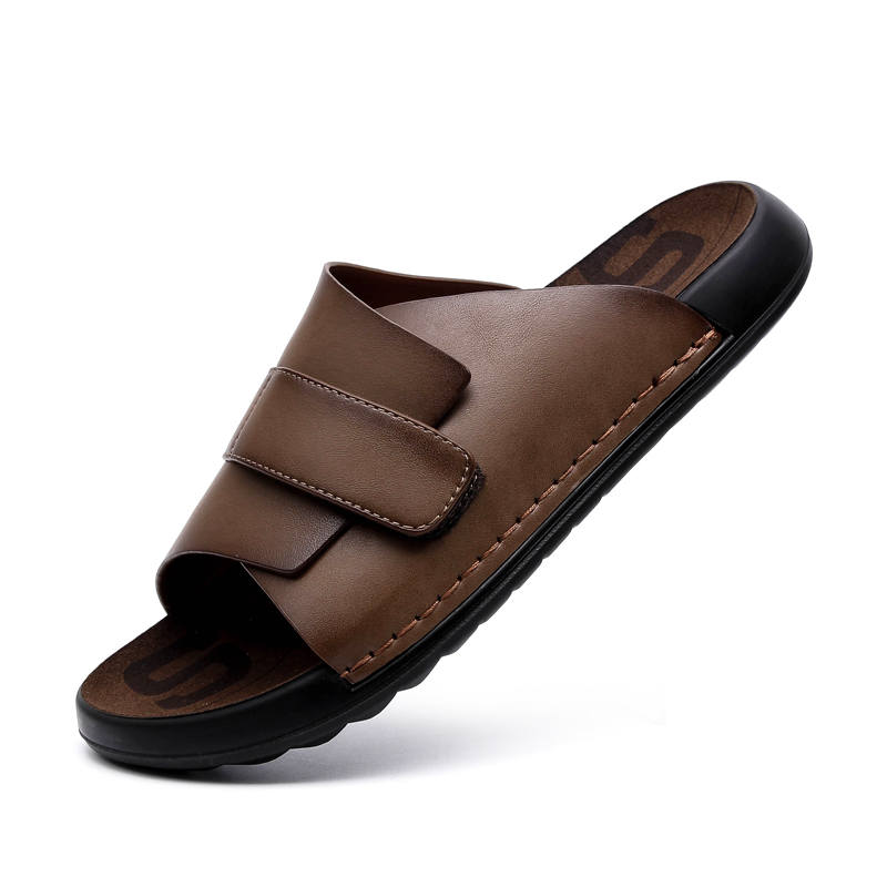 PALMPOLO Slide Slippers Men's Khaki/Black