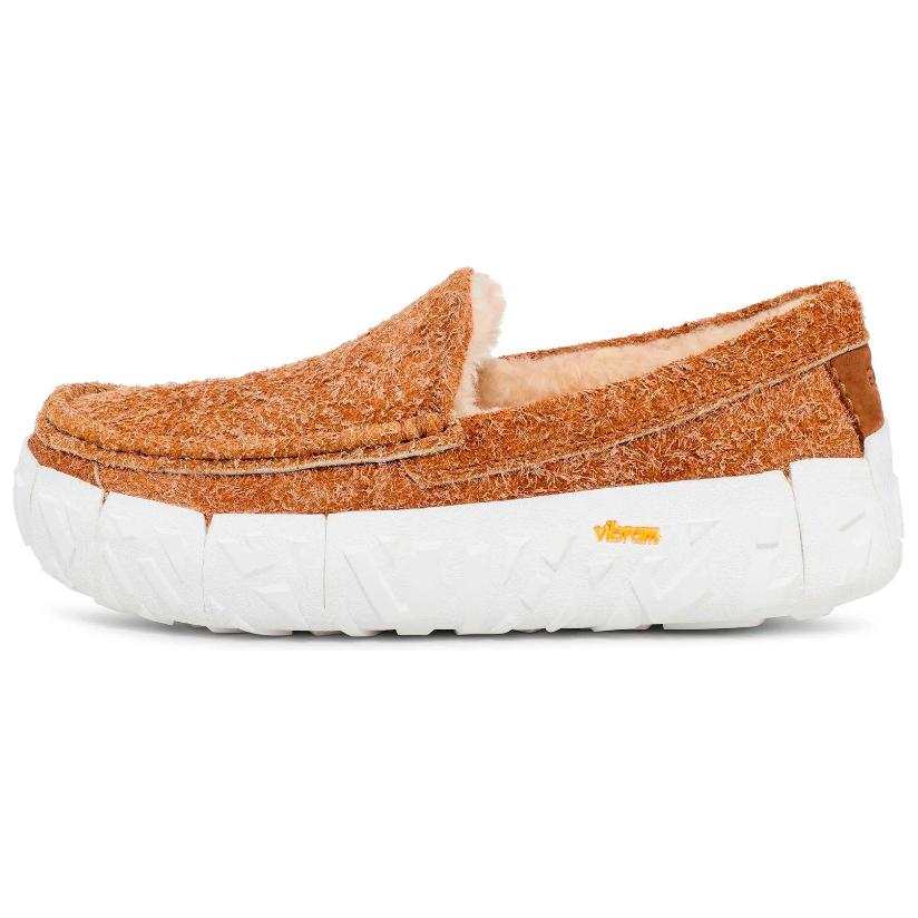 UGG UGG Ascot Wrap Tech Suede Loafers Men's Yellow Brown