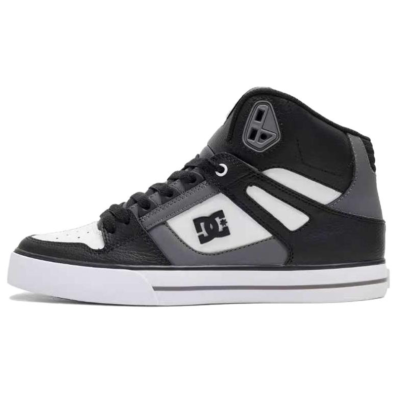 DCSHOES DC Shoes DC PURE Cow Leather Abrasion Resistant High top Skateboard Shoes Unisex