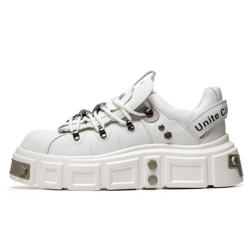 GONGNIUMEILI Pu Low top Skateboard Shoes Men's