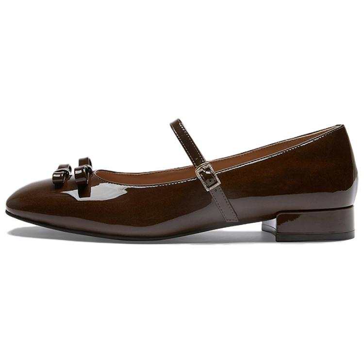Le Saunda Chunky Heel Mary Jane Shoes Women's