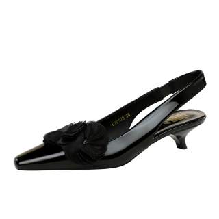 YAFEI XUANYU Patent Leather Cone Heel High Heels Women's