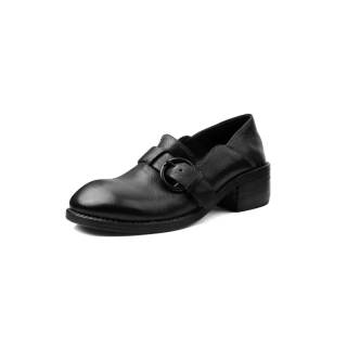 ROROWU Top Grain Cow Leather Casual Shoes Women's