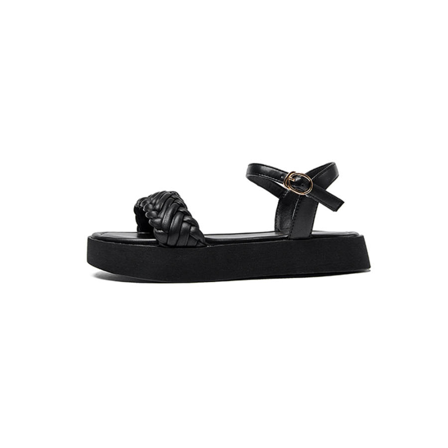 GUQITIANLUN GuQiheAven Pu One Strap Sandals 3cm Women's