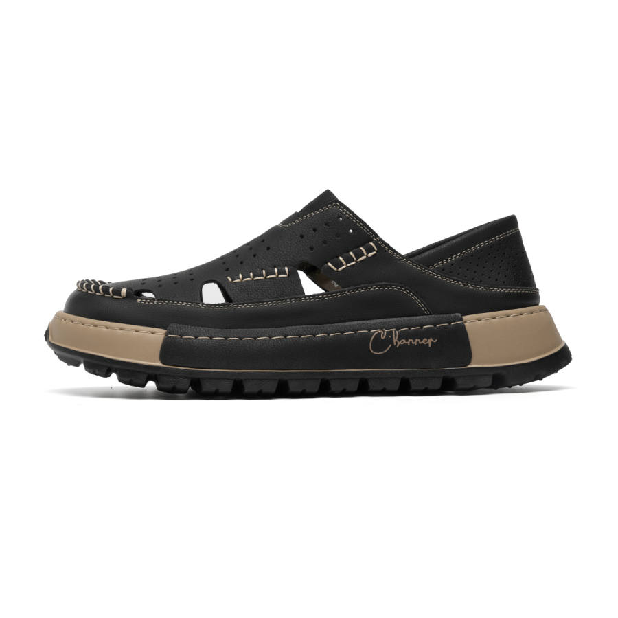 C°BANNER Synthetic Leather Casual Shoes Men's Black