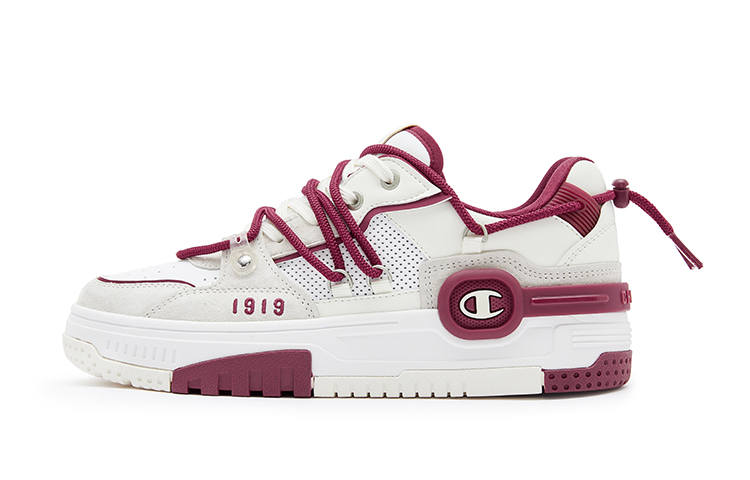 Champion Bumper V1 Headphones Low top Skateboard Shoes Men's Dark Red