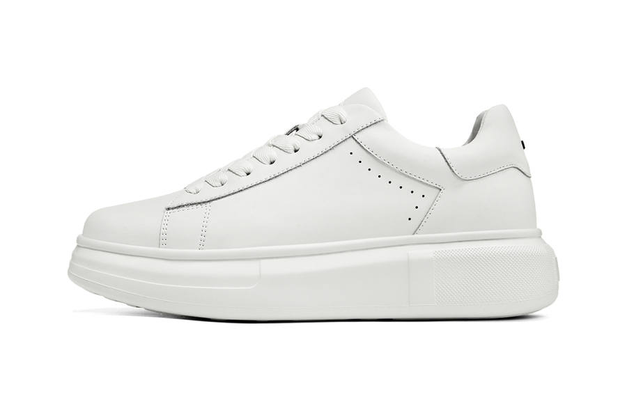 HLA HLA Skateboard Shoes Men's Low Top White