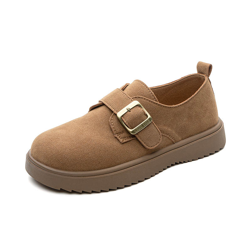 VAEL Microfiber Leather Casual Shoes Women's Chestnut