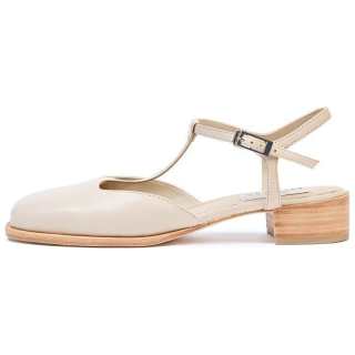 R'AZZURRO Cow Leather Mary Jane Shoes Women's