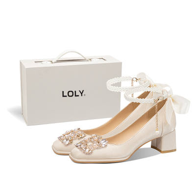 LOLY High Heels Women's Dark Fragrance Sparse Shadow