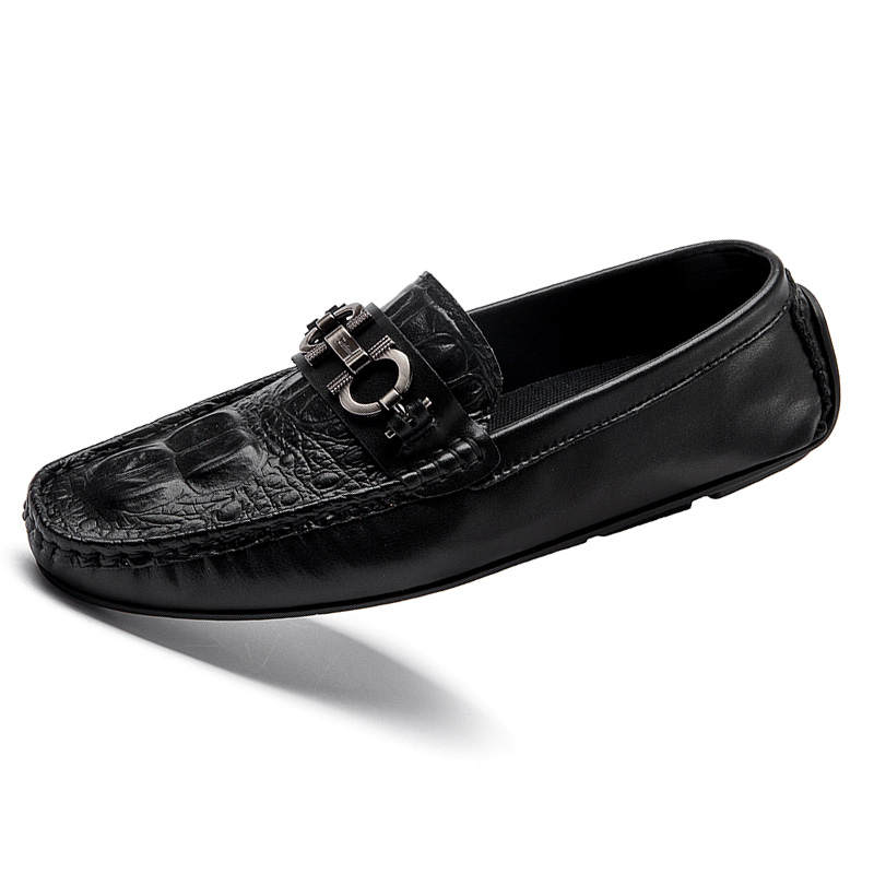 CITONGXIANSHENG Cow Split Leather Men's Casual Shoes Men's