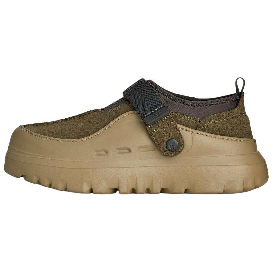 UGG UGG PeakMod Lowcut Cow Split Leather Low top Casual Shoes Men's Dark Olive