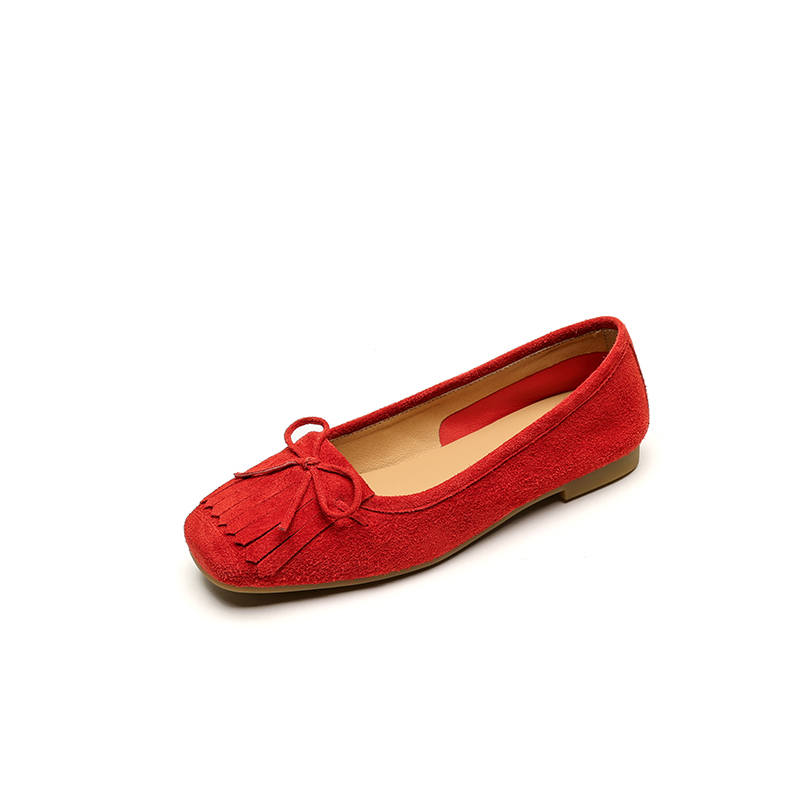 HONGYANGLIN Cow Suede Casual Shoes Women's