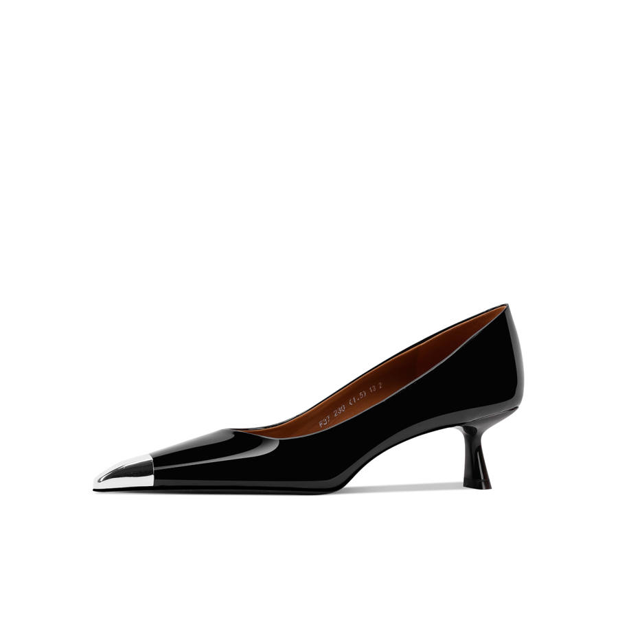 Shesrim Patent Leather Slim Heel High Heels Women's