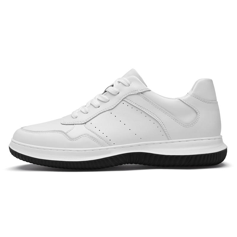 GONGNIULEITING Top Grain Cow Leather Slip Resistant Slip Resistant Low top Casual Shoes Men's