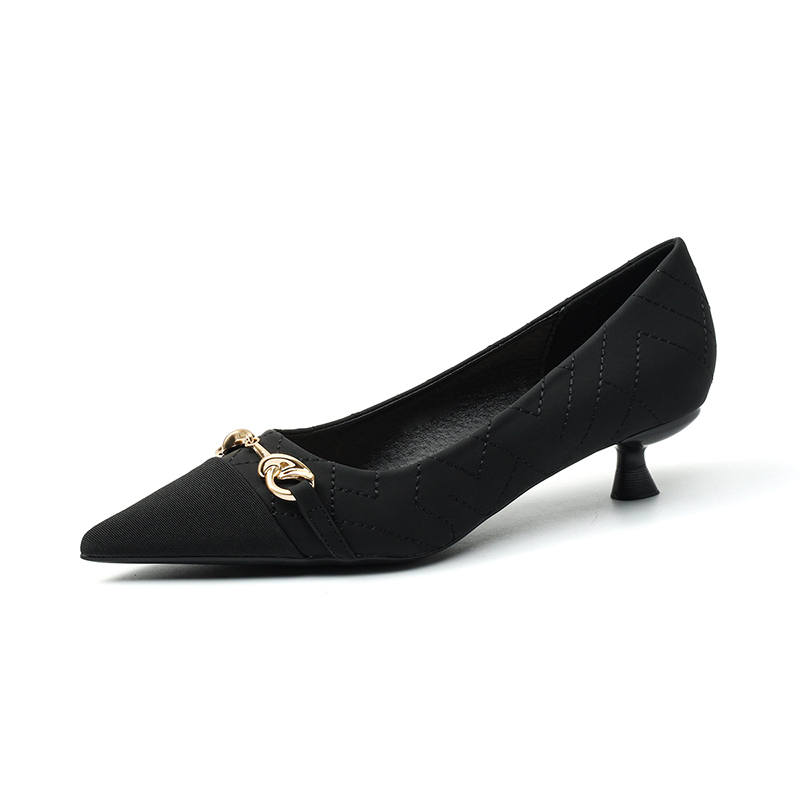 WESTLINK WESTLINK PU, Textile Slim Heel High Heels 3.5cm Women's