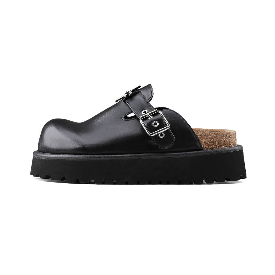 HANQIAORIJI Butterfly Metamorphosis Collection EVA Height Increasing Breathable Birkenstock Shoes Unisex Black