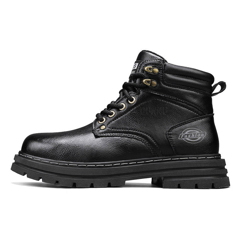 DUNNU DUNNU Combat Boots Unisex Black