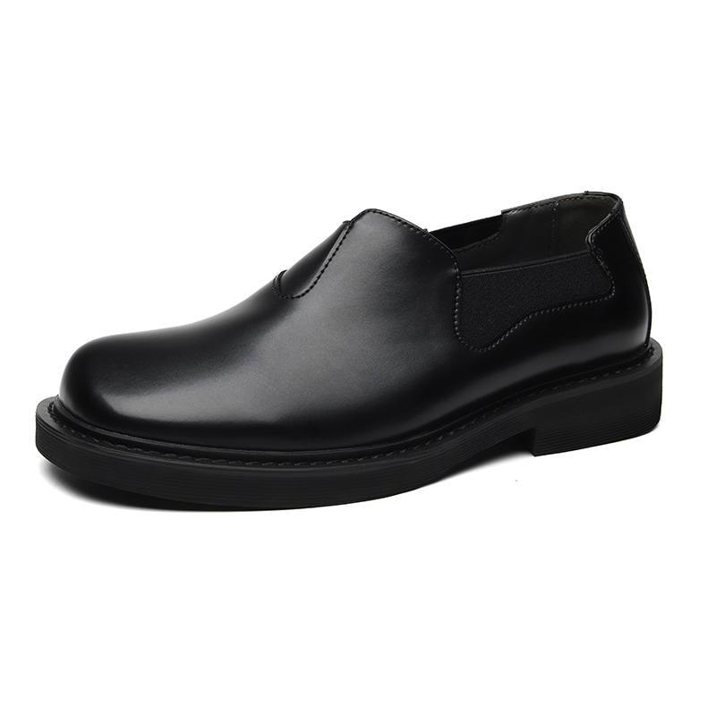 KAQIAODI Microfiber Leather Casual Shoes Men's Black