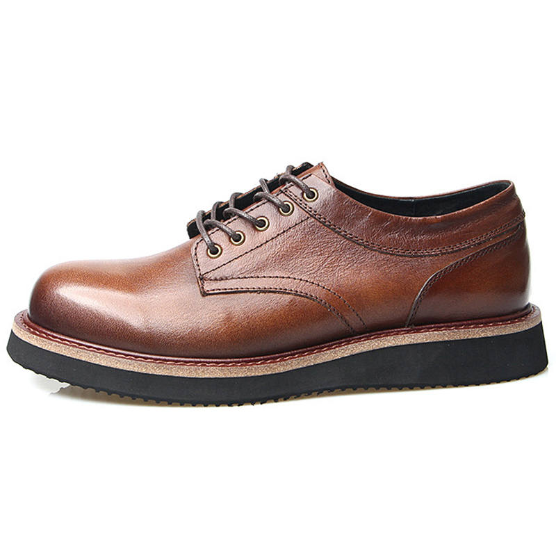 DIENGRLEY Dress Shoes Men's Low Top Coffee/Black