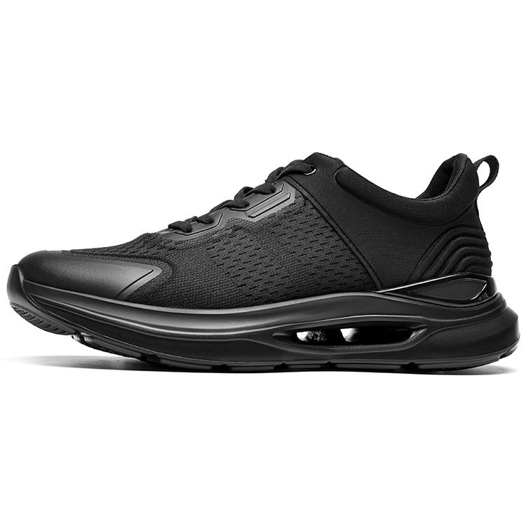 ROBERTA DI CAMERINO Fabric Height Increasing Breathable Low top Running Shoes Men's Black