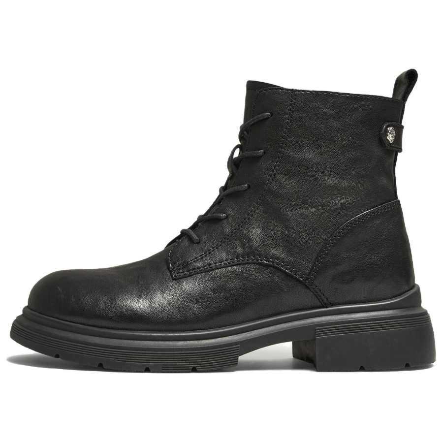 Tata Sheepskin Combat Boots Women's