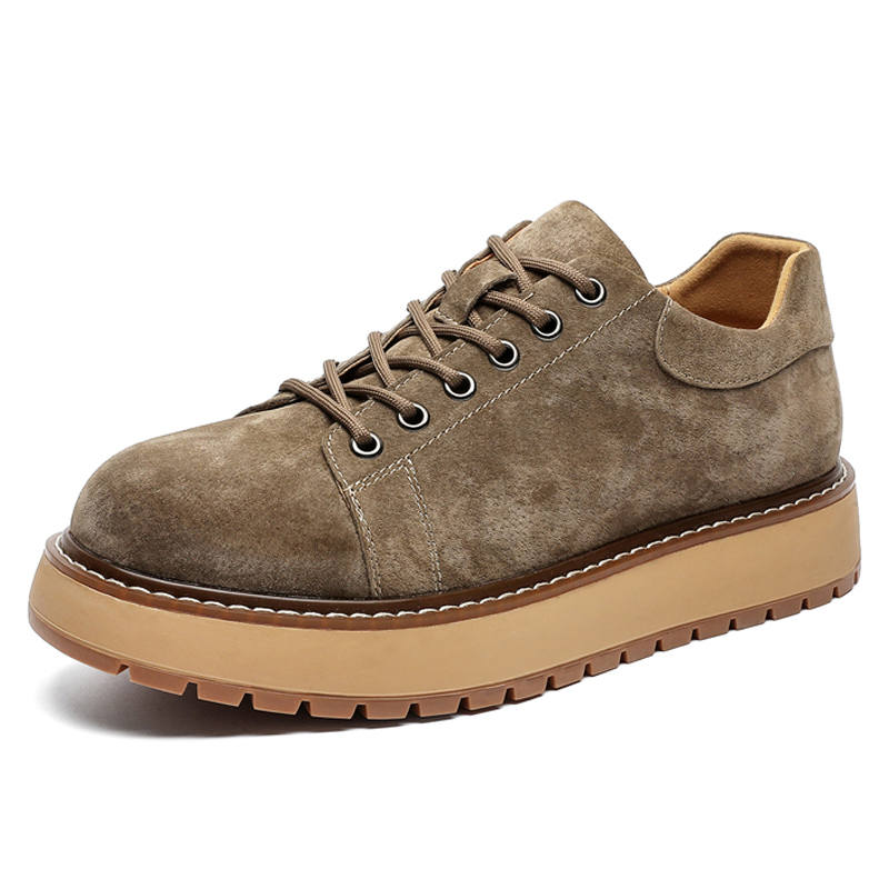 WEISHIBANGWEI Cow Suede Casual Shoes Men's