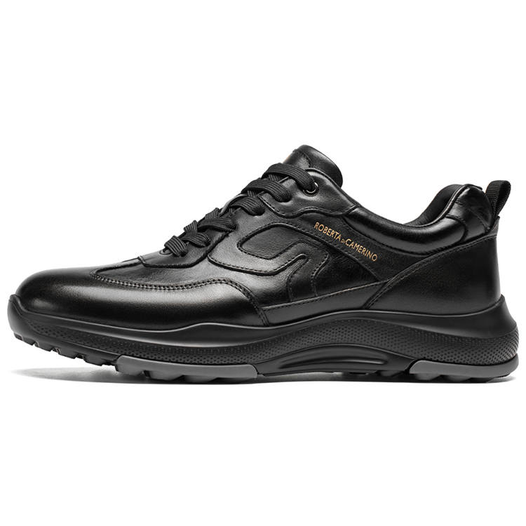 ROBERTA DI CAMERINO Slip Resistant, Abrasion Resistant, Height Increasing Low top Casual Shoes Men's Black