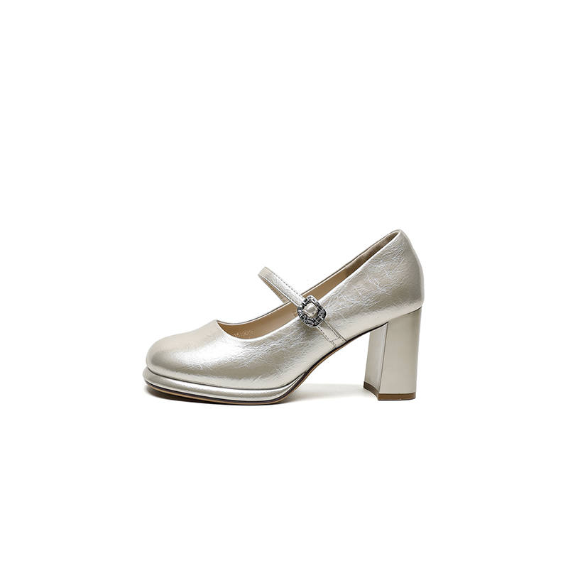 FIVE PLUS FIVE PLUS Chunky Heel Mary Jane Shoes Women's