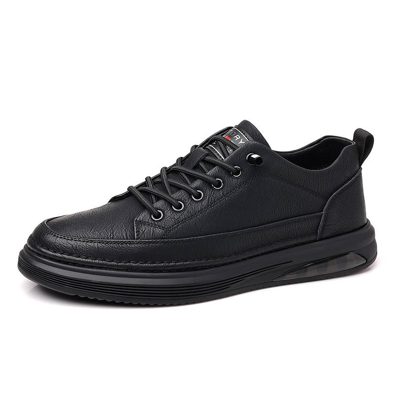 PTLS PTLS Cow Split Leather Casual Shoes Men's Black