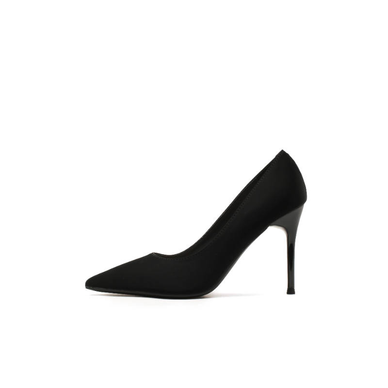 QITUMAUL Pu Slim Heel High Heels Women's