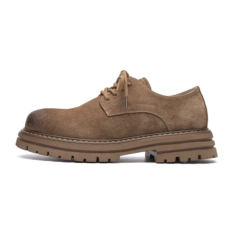 CHILANG Men's Casual Shoes Men's Low Top Yellow/Gray
