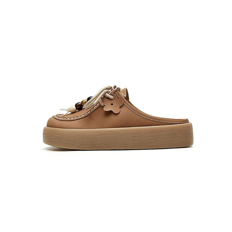 DAPHNE DAPHNE Rubber Sole Quiet Closed Toe Slippers Women's