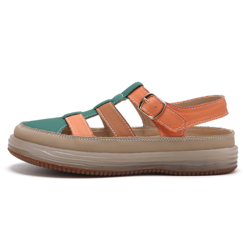 Reivantix Reivanti Roman Sandals 2.5cm Women's Beige Green