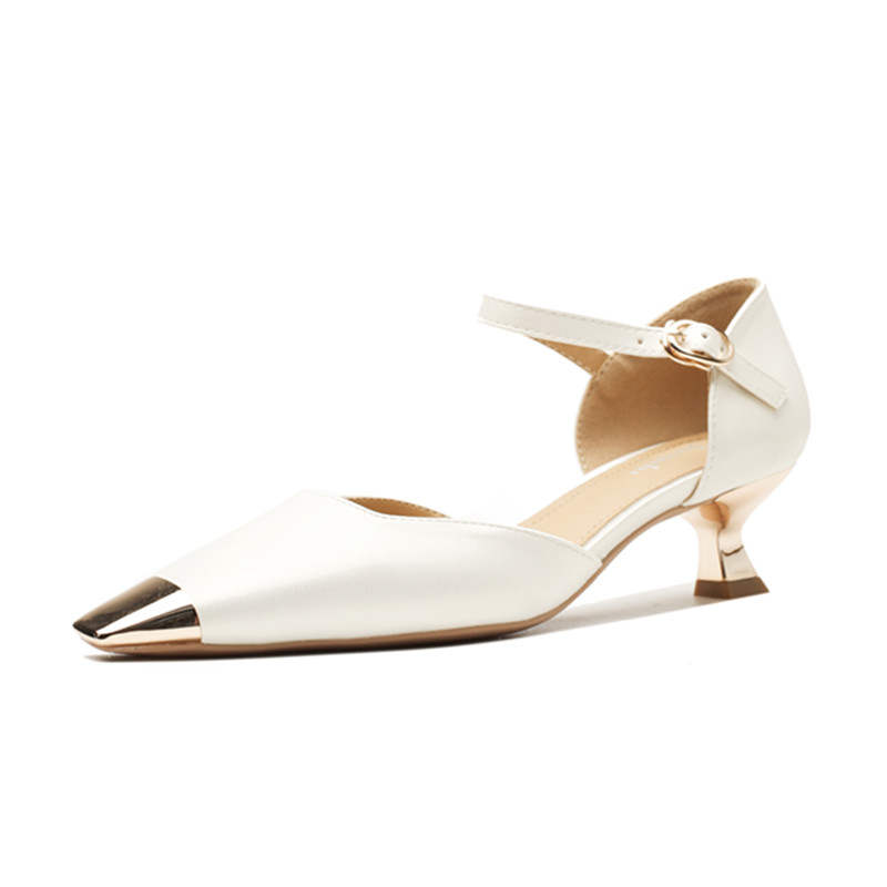 TATAYA Microfiber Leather Slim Heel High Heels Women's