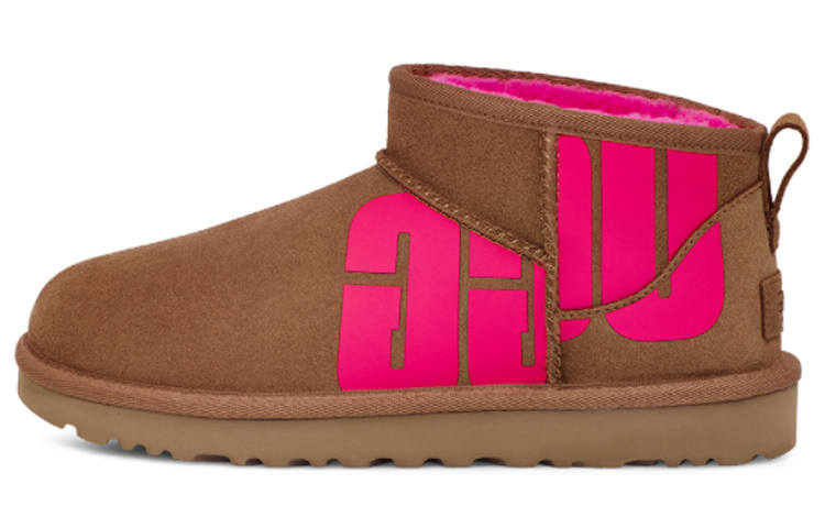 UGG UGG Classic Ultra Mini Broken Logo 'Chestnut Pink' Women's