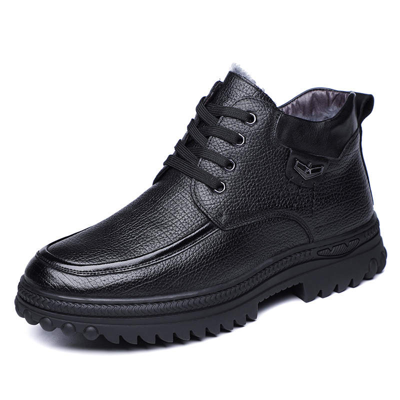 Devanro Devanro Top Grain Cow Leather Thermal Height Increasing Abrasion Resistant Slip Resistant