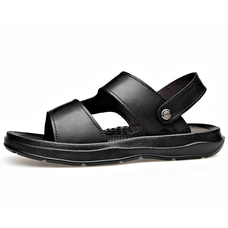 YINGLUNQISHI Beach Sandals Men's Black