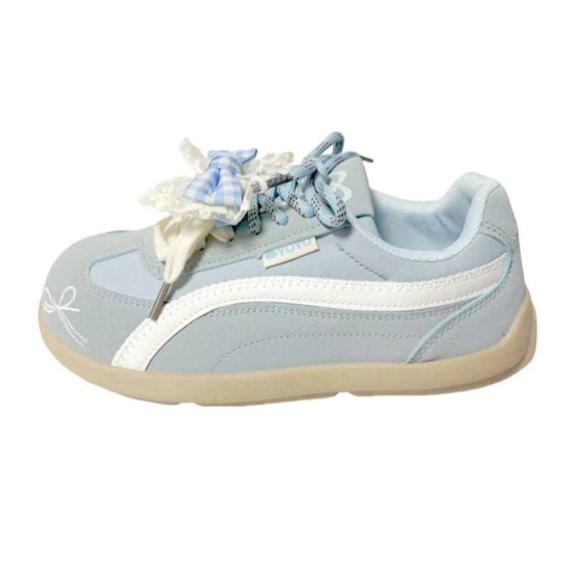 Boldi Kuki Synthetic Leather Low top Skateboard Shoes Women's Blue