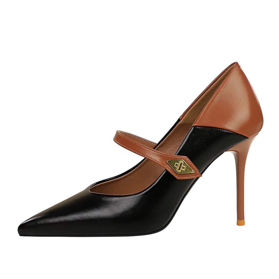QITUMAUL Slim Heel High Heels Women's