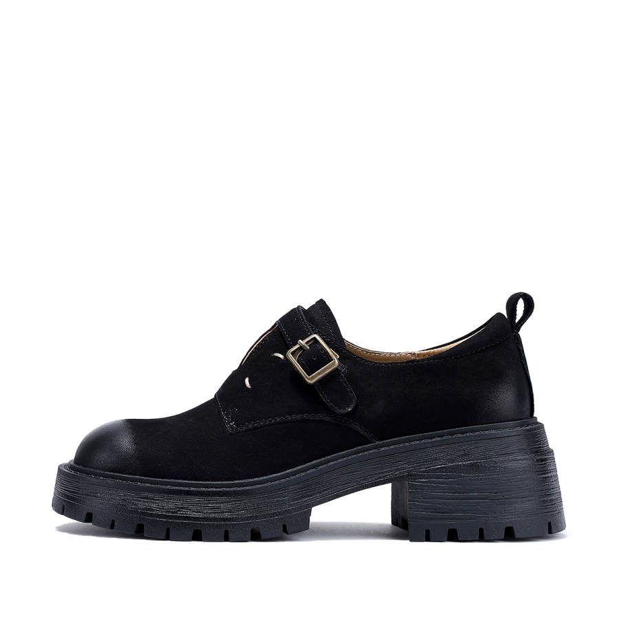 BELLALILY Loafers Women's Black, Khaki