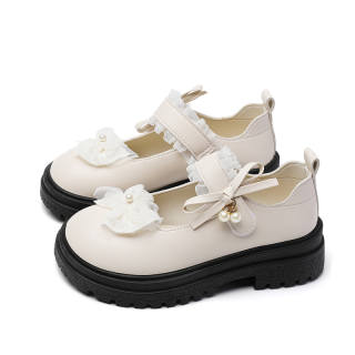 OLDDESIRE Chunky Heel Mary Jane Shoes Women's Beige