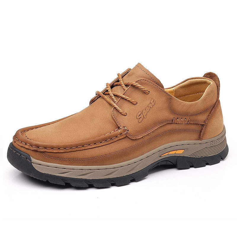 KAQIAODI Casual Leather Shoes Men's Low Top