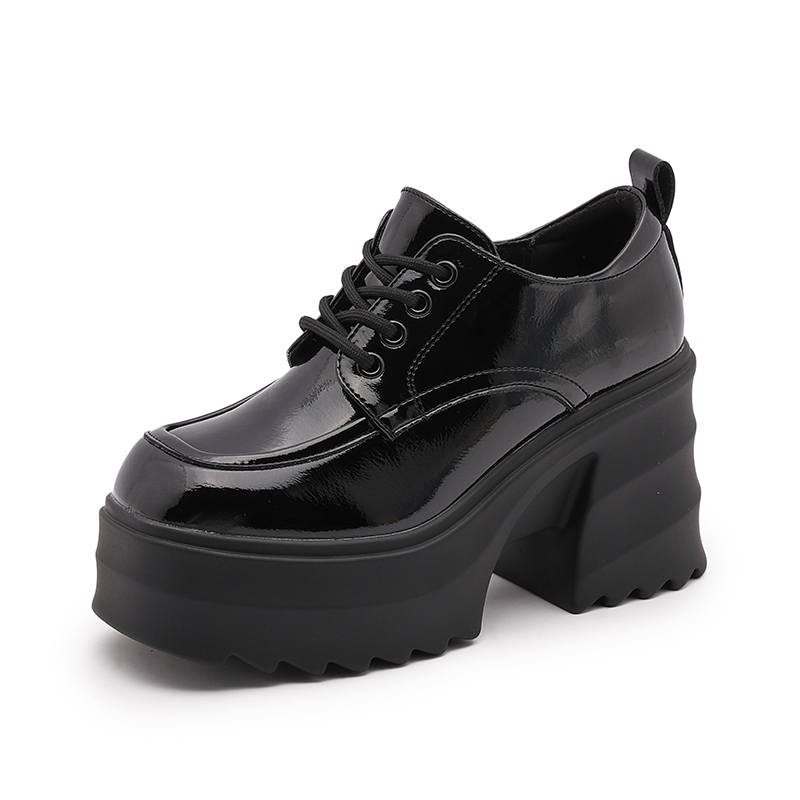 MILANLIANGE Microfiber Leather Casual Shoes 9cm Women's